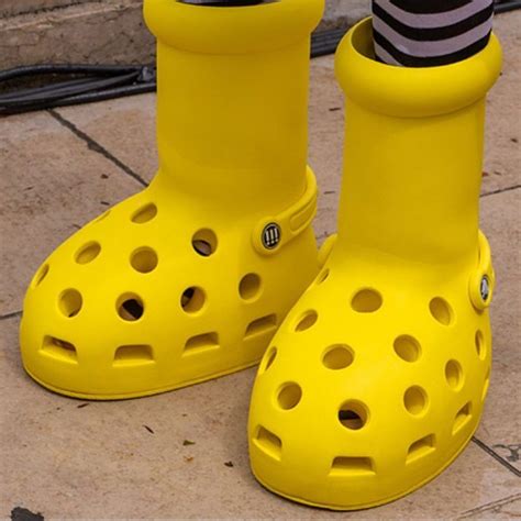 crocs big yellow boots